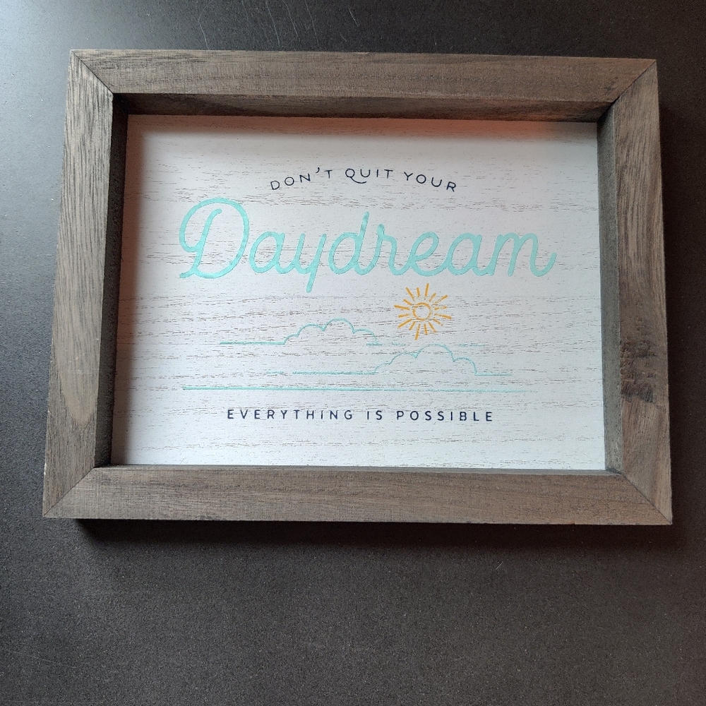 Inspirational Wood Sign